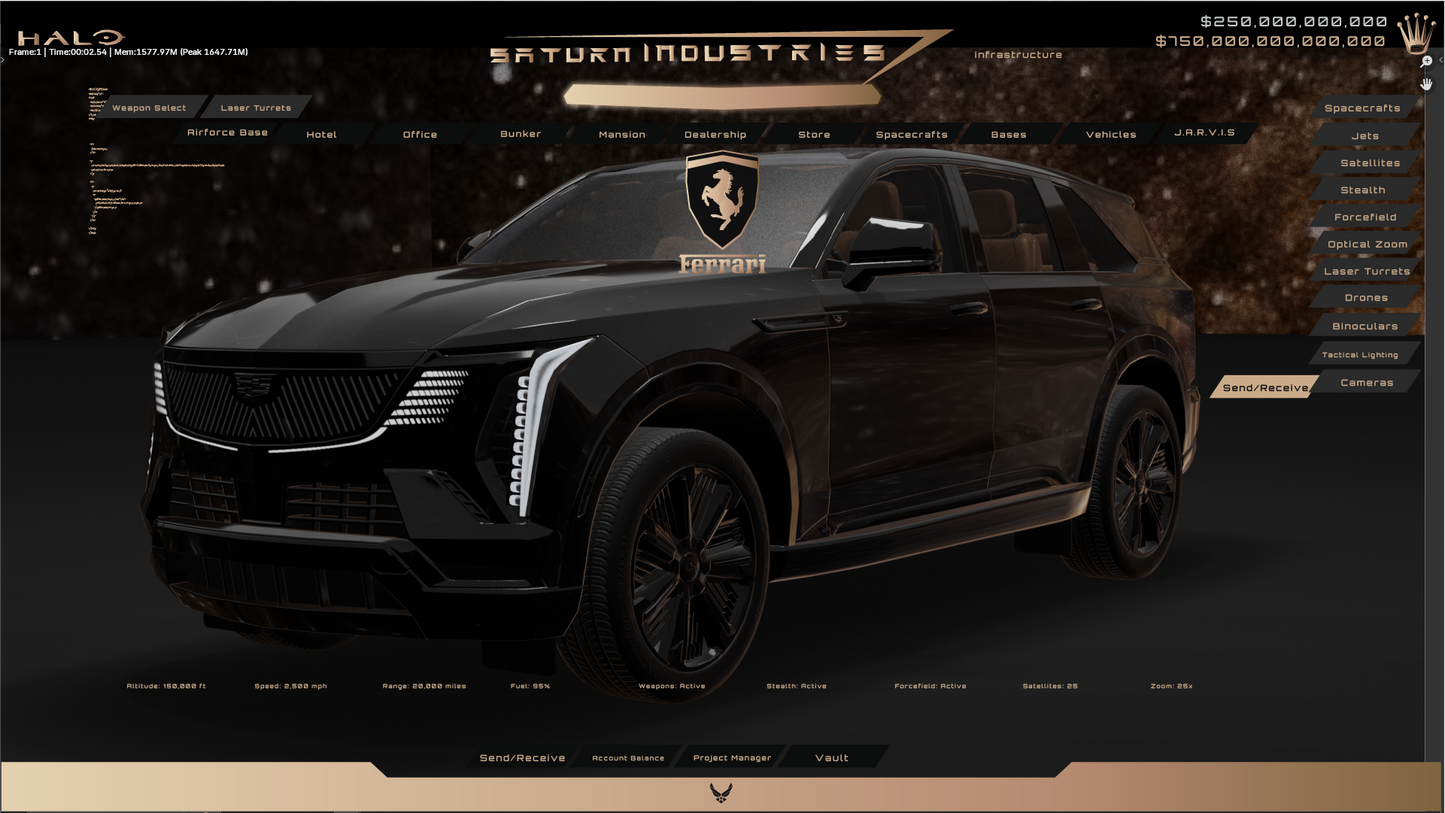 Cadillac Escalade IQ Custom Spaceship Built v2 $155,000