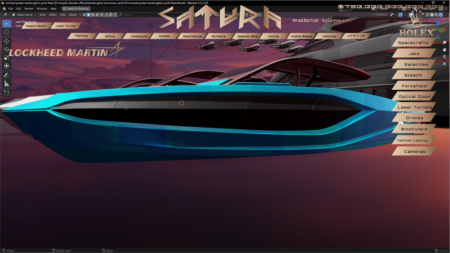 Saturn military assets